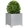 Jardinera de acero galvanizado 40x40x40 cm de , Maceteros y jardineras - Ref: Foro24-851209, Precio: 49,83 €, Descuento: %