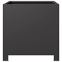 Jardineras 2 unidades acero negro 40x40x40 cm von , Töpfe und Pflanzgefäße - Ref: Foro24-851200, Preis: 79,91 €, Rabatt: %