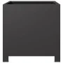 Jardineras 2 unidades acero negro 40x40x40 cm de , Maceteros y jardineras - Ref: Foro24-851200, Precio: 78,66 €, Descuento: %