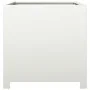 Weißer Stahl-Pflanzkübel 50x50x50 cm von , Töpfe und Pflanzgefäße - Ref: Foro24-851214, Preis: 73,45 €, Rabatt: %
