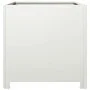 Weißer Stahl-Pflanzkübel 50x50x50 cm von , Töpfe und Pflanzgefäße - Ref: Foro24-851214, Preis: 73,45 €, Rabatt: %