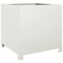Jardinera de acero blanca 50x50x50 cm by , Pots and planters - Ref: Foro24-851214, Price: 73,45 €, Discount: %