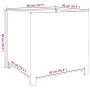 Pflanzgefäß aus olivgrünem Stahl, 50x50x50 cm. von , Töpfe und Pflanzgefäße - Ref: Foro24-851216, Preis: 71,84 €, Rabatt: %