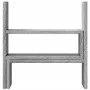 Organizador escritorio ajustable madera gris Sonoma 40x17x41 cm by , Computer bases and risers - Ref: Foro24-854765, Price: 2...