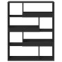 Estantería de madera de ingeniería negra 100x33x125,5 cm by , Bookcases and shelves - Ref: Foro24-3309331, Price: 101,31 €, D...