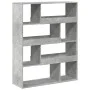 Estantería madera de ingeniería gris hormigón 100x33x125,5 cm de , Librerías y estanterías - Ref: Foro24-3309333, Precio: 97,...