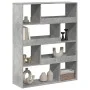 Estantería madera de ingeniería gris hormigón 100x33x125,5 cm de , Librerías y estanterías - Ref: Foro24-3309333, Precio: 97,...