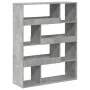 Estantería madera de ingeniería gris hormigón 100x33x125,5 cm de , Librerías y estanterías - Ref: Foro24-3309333, Precio: 97,...