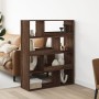 Separador de ambientes madera marrón roble 100x33x125,5 cm by , Bookcases and shelves - Ref: Foro24-3309489, Price: 103,98 €,...