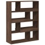 Separador de ambientes madera marrón roble 100x33x125,5 cm by , Bookcases and shelves - Ref: Foro24-3309489, Price: 103,98 €,...