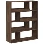 Raumteiler aus braunem Eichenholz 100x33x125,5 cm von , Bücherregale und Regale - Ref: Foro24-3309489, Preis: 99,90 €, Rabatt: %
