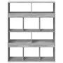 Separador de ambientes madera gris Sonoma 100x33x125,5 cm de , Librerías y estanterías - Ref: Foro24-3309524, Precio: 100,77 ...