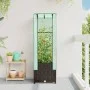 Arriate con cubierta invernadero aspecto ratán 40x40x139 cm by , Pots and planters - Ref: Foro24-4015799, Price: 54,37 €, Dis...