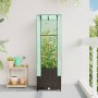 Arriate con cubierta invernadero aspecto ratán 40x40x139 cm by , Pots and planters - Ref: Foro24-4015799, Price: 54,30 €, Dis...