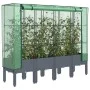 Arriate con cubierta invernadero aspecto ratán 160x40x140 cm by , Pots and planters - Ref: Foro24-4015835, Price: 129,95 €, D...