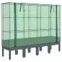 Arriate con cubierta invernadero aspecto ratán 160x40x140 cm by , Pots and planters - Ref: Foro24-4015835, Price: 129,95 €, D...