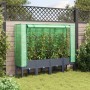 Arriate con cubierta invernadero aspecto ratán 160x40x140 cm by , Pots and planters - Ref: Foro24-4015835, Price: 129,47 €, D...