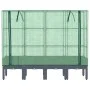 Arriate con cubierta invernadero aspecto ratán 160x40x140 cm by , Pots and planters - Ref: Foro24-4015835, Price: 129,95 €, D...