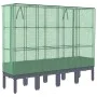 Arriate con cubierta invernadero aspecto ratán 160x40x140 cm by , Pots and planters - Ref: Foro24-4015835, Price: 129,95 €, D...