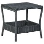 Dunkelgrauer Gartentisch aus synthetischem Rattan, 45 x 45 x 46,5 cm von vidaXL, Gartentische - Ref: Foro24-313306, Preis: 62...