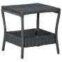Dunkelgrauer Gartentisch aus synthetischem Rattan, 45 x 45 x 46,5 cm von vidaXL, Gartentische - Ref: Foro24-313306, Preis: 54...