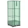 Arriate con cubierta invernadero aspecto ratán 40x40x123 cm by , Pots and planters - Ref: Foro24-4015837, Price: 43,40 €, Dis...