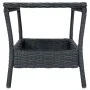 Dunkelgrauer Gartentisch aus synthetischem Rattan, 45 x 45 x 46,5 cm von vidaXL, Gartentische - Ref: Foro24-313306, Preis: 54...