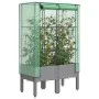 Hochbeet mit Gewächshausabdeckung im Rattan-Look 80x40x140 cm von , Töpfe und Pflanzgefäße - Ref: Foro24-4015861, Preis: 68,9...