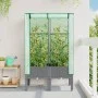 Hochbeet mit Gewächshausabdeckung im Rattan-Look 80x40x140 cm von , Töpfe und Pflanzgefäße - Ref: Foro24-4015861, Preis: 68,9...