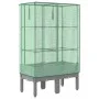 Hochbeet mit Gewächshausabdeckung im Rattan-Look 80x40x140 cm von , Töpfe und Pflanzgefäße - Ref: Foro24-4015861, Preis: 68,9...