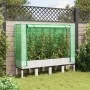 Arriate con cubierta invernadero aspecto ratán 160x40x140 cm by , Pots and planters - Ref: Foro24-4015849, Price: 110,19 €, D...