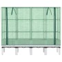 Hochbeet mit Gewächshausabdeckung im Rattan-Look 160x40x140 cm von , Töpfe und Pflanzgefäße - Ref: Foro24-4015849, Preis: 110...