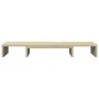 Soporte elevador pantalla ajustable roble Sonoma 80x24x10,5 cm by , Computer bases and risers - Ref: Foro24-854636, Price: 31...