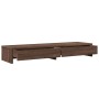 Soporte de monitor con cajones madera marrón roble 100x27x15 cm von , Computersockel und -erhöhungen - Ref: Foro24-854676, Pr...