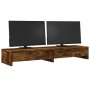 Soporte monitor y cajones madera roble ahumado 100x27x15 cm von , Computersockel und -erhöhungen - Ref: Foro24-854674, Preis:...