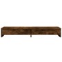 Soporte monitor y cajones madera roble ahumado 100x27x15 cm von , Computersockel und -erhöhungen - Ref: Foro24-854674, Preis:...