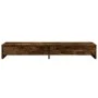 Soporte monitor y cajones madera roble ahumado 100x27x15 cm von , Computersockel und -erhöhungen - Ref: Foro24-854674, Preis:...