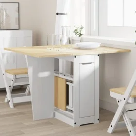 Mesa de comedor plegable mariposa Corona madera pino blanco by , Kitchen and dining tables - Ref: Foro24-4013435, Price: 194,...