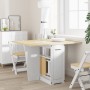Mesa de comedor plegable mariposa Corona madera pino blanco by , Kitchen and dining tables - Ref: Foro24-4013435, Price: 191,...