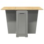Mesa de comedor plegable mariposa Corona madera maciza gris von , Küchen- und Esstische - Ref: Foro24-4013437, Preis: 206,15 ...