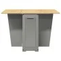 Mesa de comedor plegable mariposa Corona madera maciza gris by , Kitchen and dining tables - Ref: Foro24-4013437, Price: 202,...