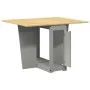Mesa de comedor plegable mariposa Corona madera maciza gris by , Kitchen and dining tables - Ref: Foro24-4013437, Price: 202,...