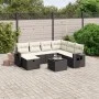 Set de sofás de jardín 8 piezas y cojines ratán sintético negro von , Gartensets - Ref: Foro24-3263842, Preis: 474,26 €, Raba...