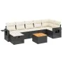 8-piece garden sofa set with black synthetic rattan cushions by , Garden sets - Ref: Foro24-3264955, Price: 462,32 €, Discoun...
