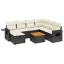 8-piece garden sofa set with black synthetic rattan cushions by , Garden sets - Ref: Foro24-3264962, Price: 462,32 €, Discoun...