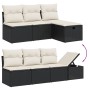 8-piece garden sofa set with black synthetic rattan cushions by , Garden sets - Ref: Foro24-3264962, Price: 437,34 €, Discoun...