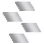 Paneles divisorios flexibles acero 10 uds galvanizado 100x14 cm by vidaXL, Garden edging and edging - Ref: Foro24-271784, Pri...