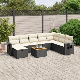 8-piece garden sofa set with black synthetic rattan cushions by , Garden sets - Ref: Foro24-3264983, Price: 502,85 €, Discoun...