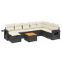 8-piece garden sofa set with black synthetic rattan cushions by , Garden sets - Ref: Foro24-3264983, Price: 485,25 €, Discoun...