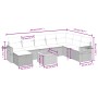 8-piece garden sofa set with black synthetic rattan cushions by , Garden sets - Ref: Foro24-3264983, Price: 485,25 €, Discoun...